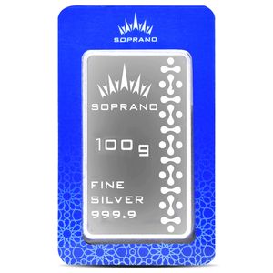 شمش نقره مدل si 100