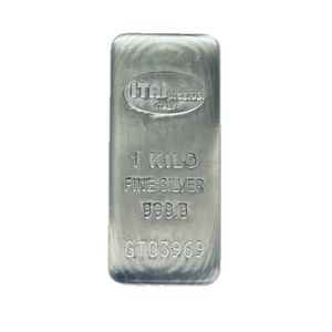 شمش نقره مدل ایتالیا 999.9