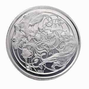 شمش نقره مدل ببر  1oz