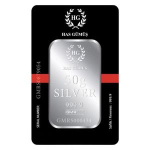 شمش نقره هَس گوموش مدل hg50