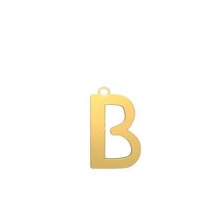 شمش نقره گالری توسطی مدل حرف b کد ns773554