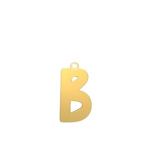 شمش نقره گالری توسطی مدل حرف b کد ns815b1c