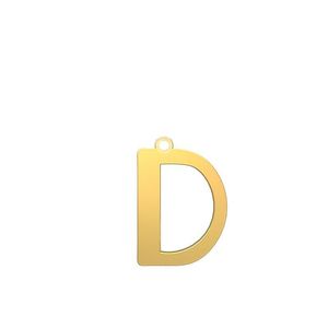 شمش نقره گالری توسطی مدل حرف d کد ns55ffd9