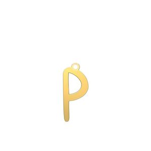 شمش نقره گالری توسطی مدل حرف p کد ns4338ef