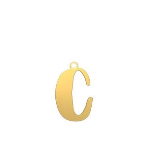 شمش نقره گالری طلا توسطی مدل حرف c کد ns453949