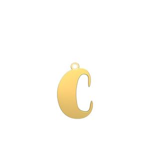 شمش نقره گالری طلا توسطی مدل حرف c کد nsdca834