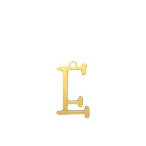 شمش نقره گالری طلا توسطی مدل حرف e کد ns5b4f23