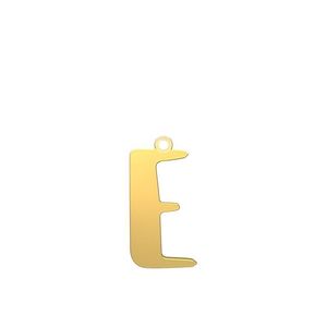 شمش نقره گالری طلا توسطی مدل حرف e کد ns8725a5