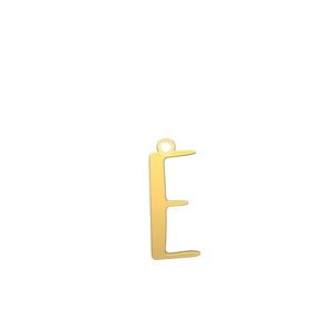 شمش نقره گالری طلا توسطی مدل حرف e کد ns940643