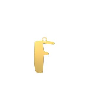 شمش نقره گالری طلا توسطی مدل حرف f کد ns5c7ac6