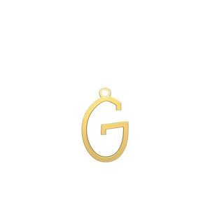 شمش نقره گالری طلا توسطی مدل حرف g کد nsd5cc45