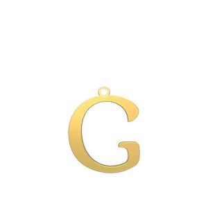 شمش نقره گالری طلا توسطی مدل حرف g کد nse2605e