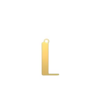 شمش نقره گالری طلا توسطی مدل حرف l کد ns240382