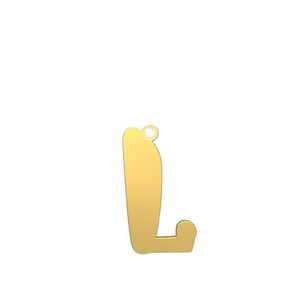 شمش نقره گالری طلا توسطی مدل حرف l کد ns2a3856