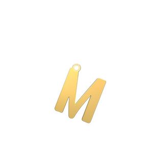 شمش نقره گالری طلا توسطی مدل حرف m کد ns989c65