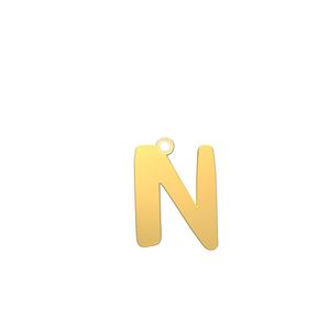 شمش نقره گالری طلا توسطی مدل حرف n کد ns23a230
