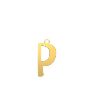 شمش نقره گالری طلا توسطی مدل حرف p کد ns6c0808