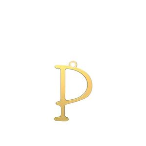 شمش نقره گالری طلا توسطی مدل حرف p کد nsd6616a