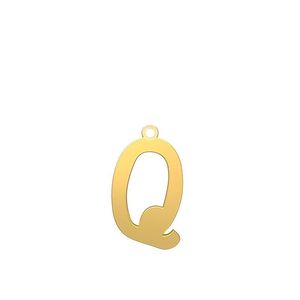 شمش نقره گالری طلا توسطی مدل حرف q کد nsdf2af8