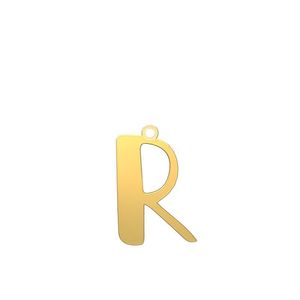 شمش نقره گالری طلا توسطی مدل حرف r کد ns364e5d