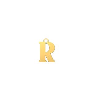 شمش نقره گالری طلا توسطی مدل حرف r کد ns8a1d43