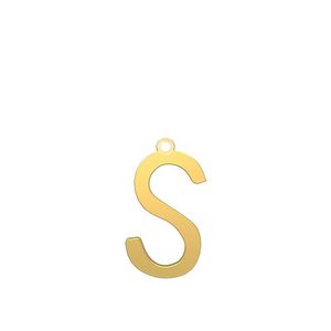 شمش نقره گالری طلا توسطی مدل حرف s کد ns3c1114