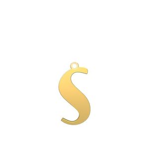 شمش نقره گالری طلا توسطی مدل حرف s کد nsa16ca8