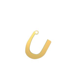 شمش نقره گالری طلا توسطی مدل حرف u کد nsff7bcb