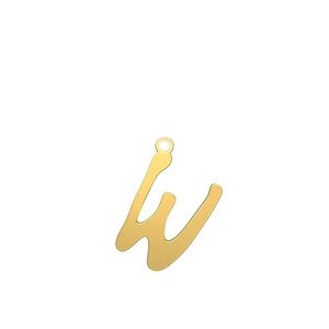 شمش نقره گالری طلا توسطی مدل حرف w کد ns1f4dff