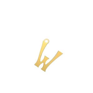 شمش نقره گالری طلا توسطی مدل حرف w کد ns44910a