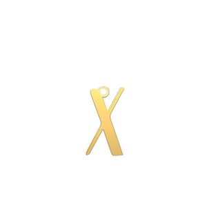 شمش نقره گالری طلا توسطی مدل حرف x کد ns559717