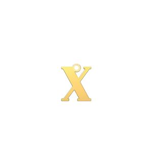 شمش نقره گالری طلا توسطی مدل حرف x کد nsfc1f8e