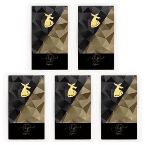 طلا گرمی 18 عیار کاپانی مدل عشق کد kc011 p5 بسته 5 عددی