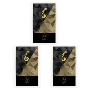 طلا گرمی 18 عیار کاپانی مدل هیچ کد kc014 p3 بسته 3 عددی