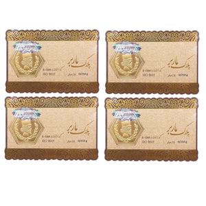 طلا گرمی 18 عیار گالری طلای نجفپور مدل m 1 بسته چهار عددی