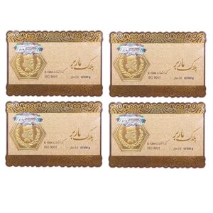 طلا گرمی 18 عیار گالری طلای نجفپور مدل m 1.200 بسته چهار عددی