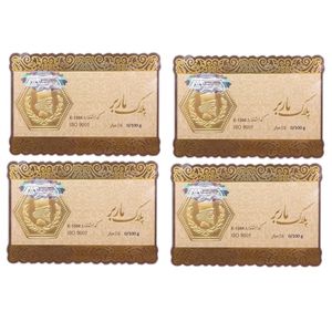 طلا گرمی 18 عیار گالری طلای نجفپور مدل m 400 بسته چهار عددی