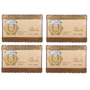 طلا گرمی 18 عیار گالری طلای نجفپور مدل m 800 بسته چهار عددی