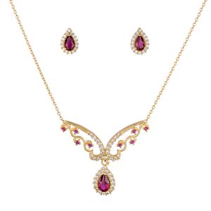 نیم ست طلا 18 عیار زنانه جواهری سون مدل 2792