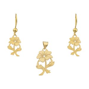 نیم ست طلا 18 عیار زنانه مایا ماهک مدل ms0511