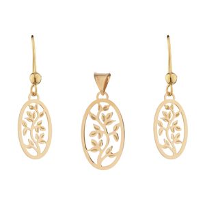 نیم ست طلا 18 عیار زنانه مایا ماهک مدل ms0693