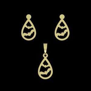 نیم ست طلا 18 عیار زنانه مدوپد مدل خفاش کد na13622