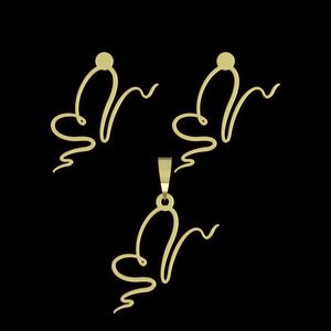 نیم ست طلا 18 عیار زنانه مدوپد مدل قلب کد na17681