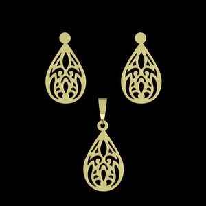 نیم ست طلا 18 عیار زنانه مدوپد مدل هندسی کد na11744