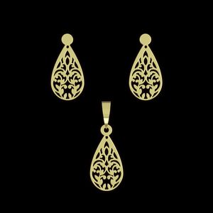 نیم ست طلا 18 عیار زنانه مدوپد مدل هندسی کد na15219