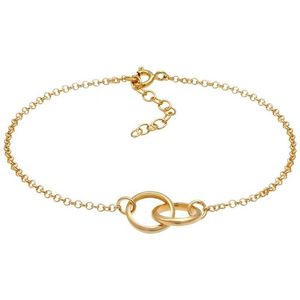 پابند طلا 18 عیار زنانه قیراط طرح دایره کد gh5521