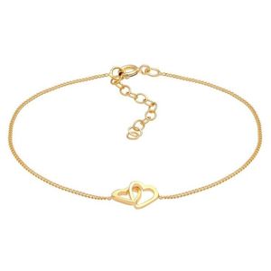 پابند طلا 18 عیار زنانه قیراط طرح قلب کد gh5529