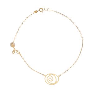 پابند طلا 18 عیار زنانه مایا ماهک مدل ma0153