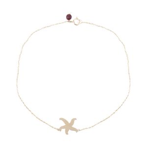 پابند طلا 18 عیار زنانه نیوانی مدل pa001