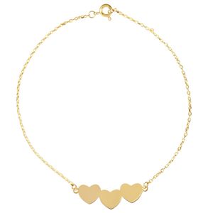 پابند طلا 18 عیار ماهک مدل ma0065